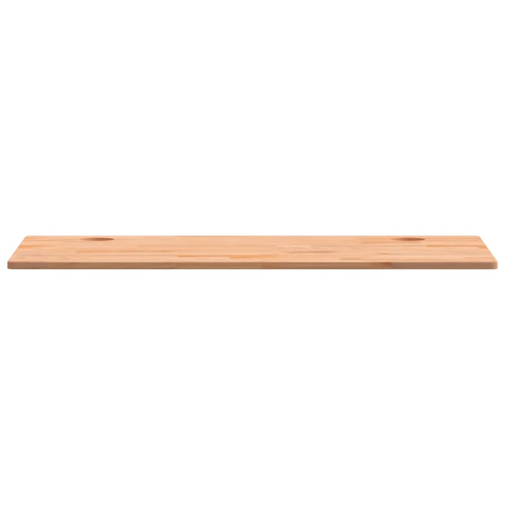 Blat de birou, 110x60x1,5 cm, lemn masiv de fag - Lando