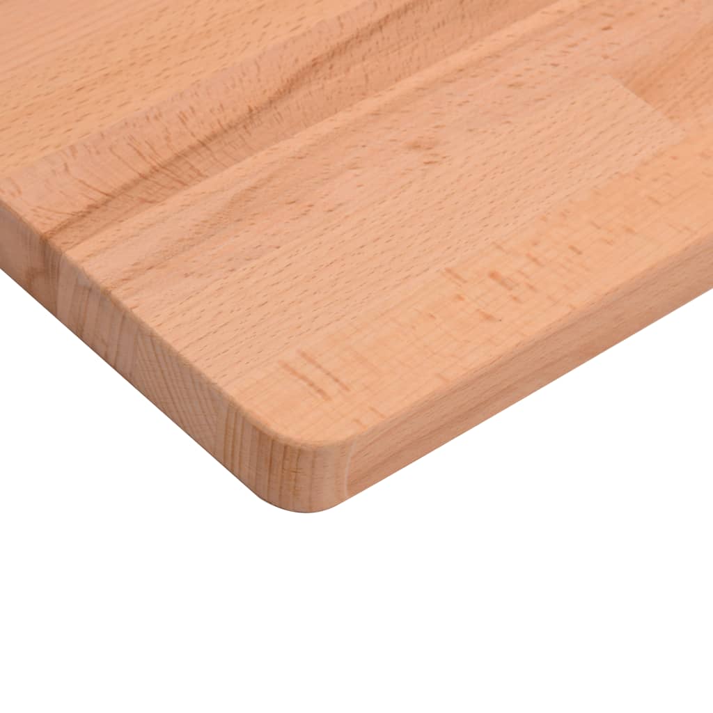 Blat de birou, 110x55x2,5 cm, lemn masiv de fag - Lando