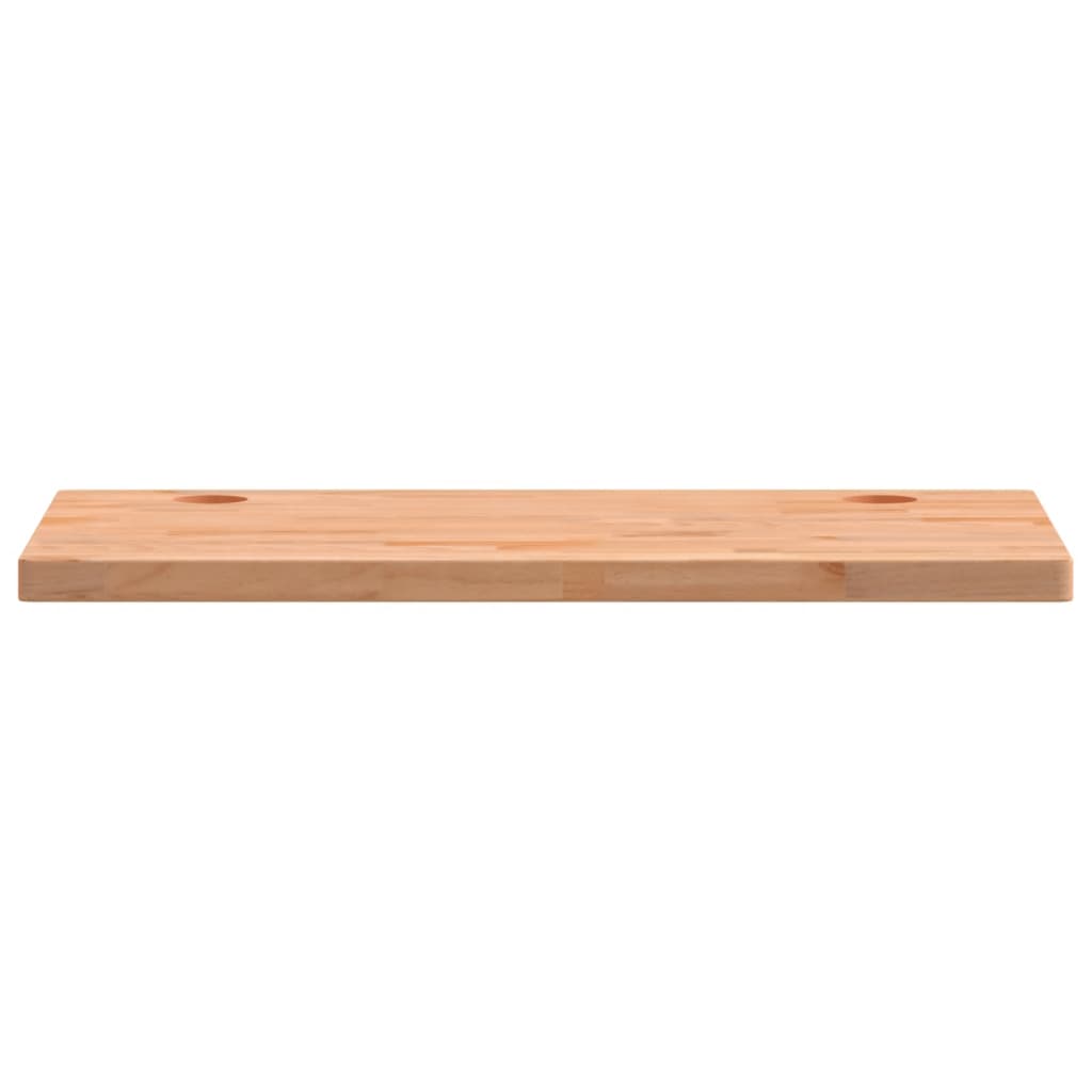 Blat de birou, 100x60x4 cm, lemn masiv de fag - Lando