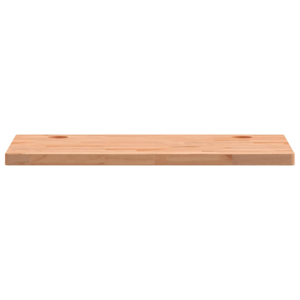 Blat de birou, 110x60x4 cm, lemn masiv de fag - Lando