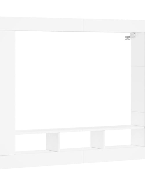 Загрузите изображение в средство просмотра галереи, Comodă TV, alb, 152x22x113 cm, lemn prelucrat - Lando
