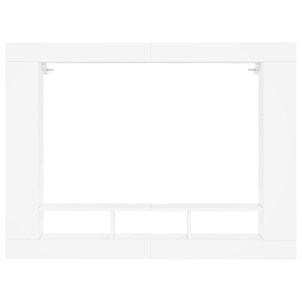 Comodă TV, alb, 152x22x113 cm, lemn prelucrat - Lando
