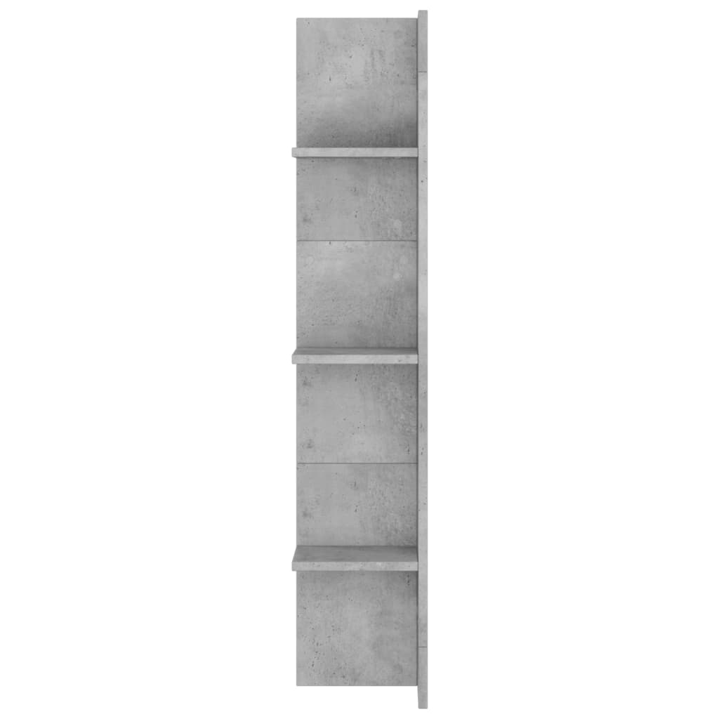 Comodă TV, gri beton, 152x22x113 cm, lemn prelucrat - Lando