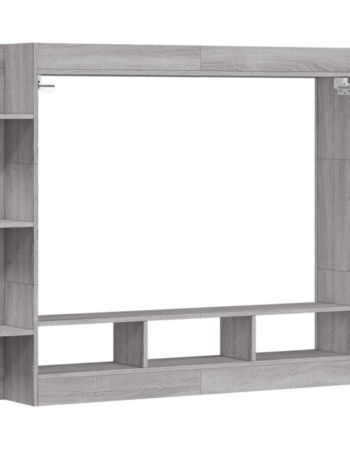 Încărcați imaginea în vizualizatorul Galerie, Comodă TV, gri sonoma, 152x22x113 cm, lemn prelucrat - Lando
