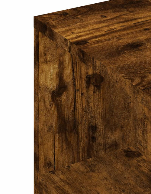 Încărcați imaginea în vizualizatorul Galerie, Comodă TV, stejar fumuriu, 102x34,5x43 cm, lemn prelucrat Lando - Lando
