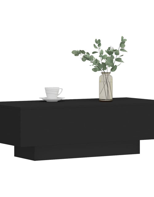 Încărcați imaginea în vizualizatorul Galerie, Măsuță de cafea, negru, 100x49,5x31 cm, lemn prelucrat Lando - Lando
