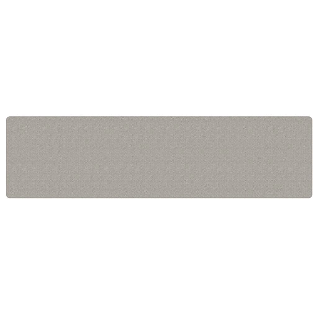 Covor traversă aspect sisal, gri taupe, 80x300 cm Lando - Lando