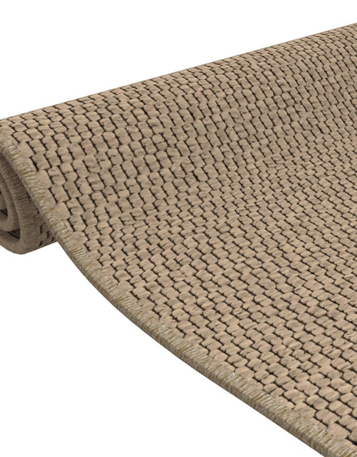 Загрузите изображение в средство просмотра галереи, Covor traversă aspect sisal, nisipiu, 50x150 cm Lando - Lando
