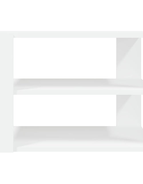 Încărcați imaginea în vizualizatorul Galerie, Măsuță de cafea, alb, 59,5x59,5x40 cm, lemn compozit Lando - Lando
