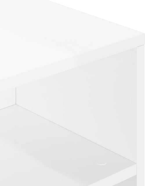 Загрузите изображение в средство просмотра галереи, Măsuță de cafea, alb extralucios, 90x55x42,5 cm, lemn compozit Lando - Lando
