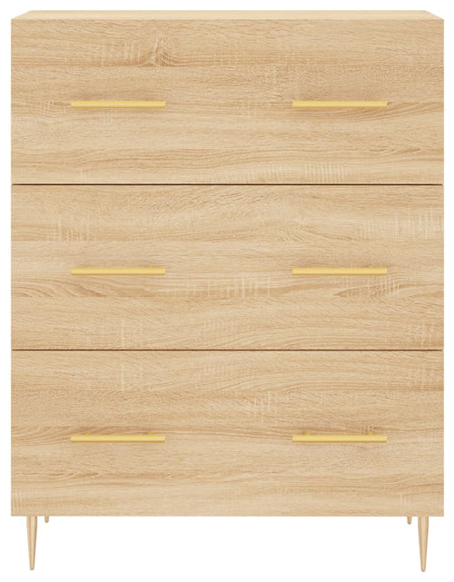 Încărcați imaginea în vizualizatorul Galerie, Dulap înalt, stejar sonoma, 69,5x34x180 cm, lemn compozit Lando - Lando
