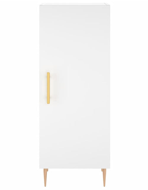Загрузите изображение в средство просмотра галереи, Dulap înalt, alb, 34,5x34x180 cm, lemn prelucrat Lando - Lando
