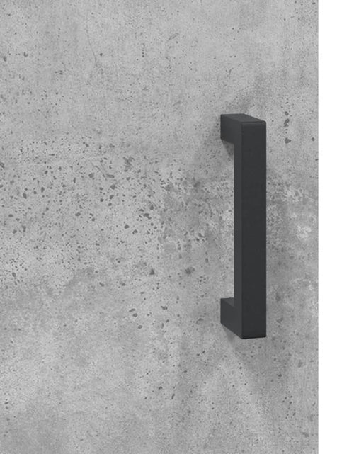 Încărcați imaginea în vizualizatorul Galerie, Dulap înalt, gri beton, 34,5x34x180 cm, lemn prelucrat Lando - Lando
