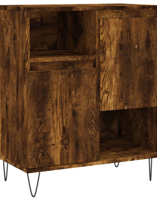 Încărcați imaginea în vizualizatorul Galerie, Servante, 2 buc., stejar afumat, lemn prelucrat Lando - Lando
