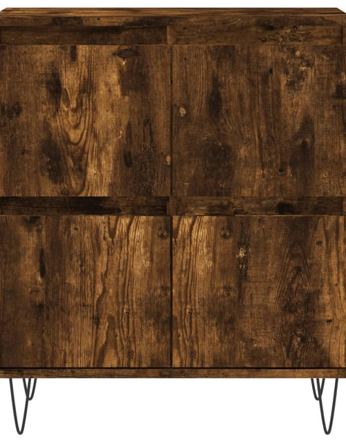 Încărcați imaginea în vizualizatorul Galerie, Servantă, 3 buc., stejar fumuriu, lemn prelucrat Lando - Lando
