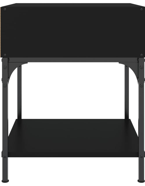 Încărcați imaginea în vizualizatorul Galerie, Noptiere, 2 buc., negru, 40x41x50 cm, lemn compozit - Lando
