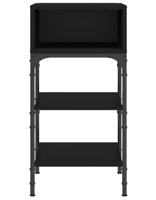 Загрузите изображение в средство просмотра галереи, Noptieră, negru, 35x34,5x70 cm, lemn compozit - Lando
