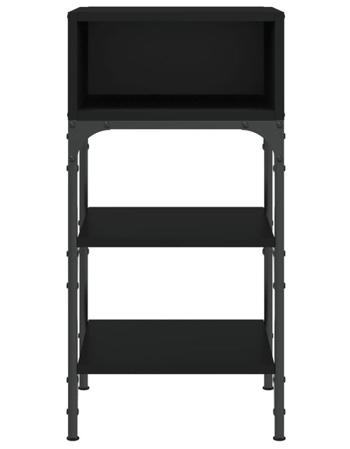 Încărcați imaginea în vizualizatorul Galerie, Noptiere, 2 buc., negru, 35x34,5x70 cm, lemn compozit - Lando
