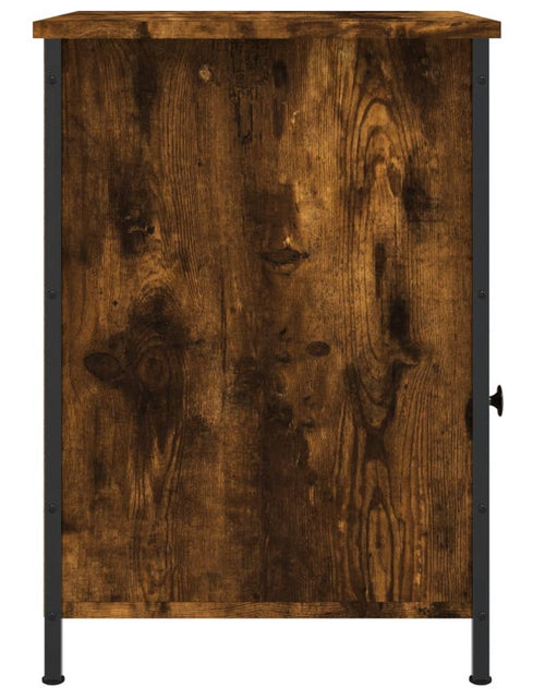 Încărcați imaginea în vizualizatorul Galerie, Noptieră, stejar fumuriu, 40x42x60 cm, lemn prelucrat - Lando
