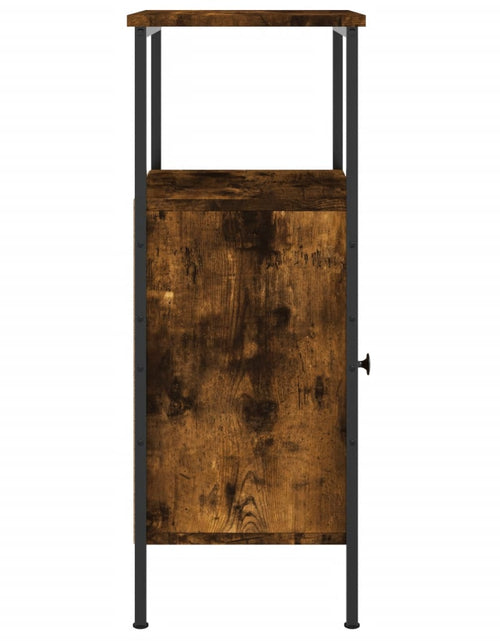 Загрузите изображение в средство просмотра галереи, Noptieră, stejar fumuriu, 41x31x80 cm, lemn compozit - Lando
