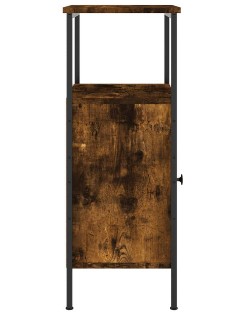 Încărcați imaginea în vizualizatorul Galerie, Noptiere, 2 buc., stejar fumuriu, 41x31x80 cm, lemn compozit - Lando
