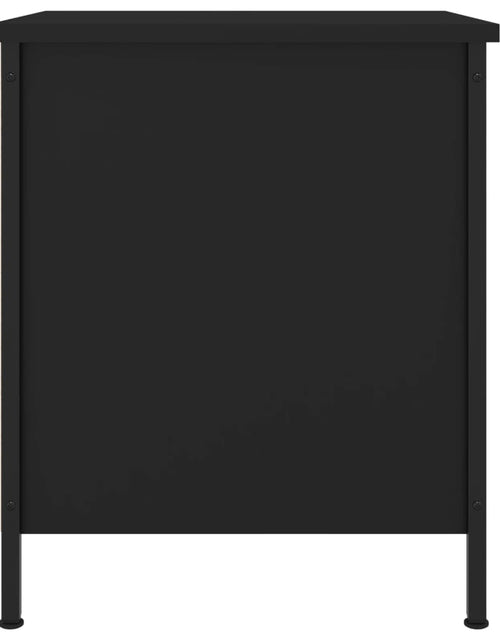 Загрузите изображение в средство просмотра галереи, Noptiere, 2 buc., negru, 40x42x50 cm, lemn compozit - Lando
