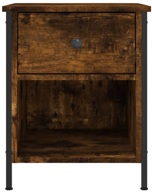 Загрузите изображение в средство просмотра галереи, Noptieră, stejar fumuriu, 40x42x50 cm, lemn compozit
