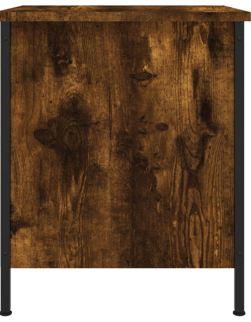 Загрузите изображение в средство просмотра галереи, Noptiere, 2 buc., stejar fumuriu, 40x42x50 cm, lemn compozit - Lando
