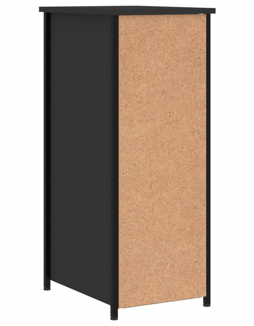 Încărcați imaginea în vizualizatorul Galerie, Noptiere, 2 buc., negru, 32x42x80 cm, lemn compozit - Lando
