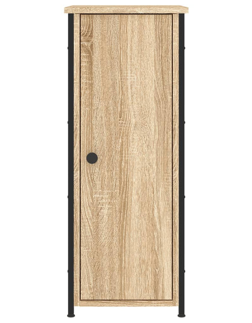 Încărcați imaginea în vizualizatorul Galerie, Noptieră, stejar sonoma, 32x42x80 cm, lemn compozit - Lando
