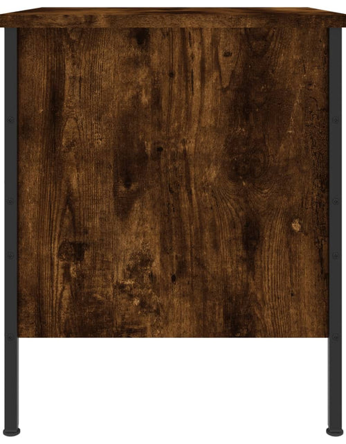 Încărcați imaginea în vizualizatorul Galerie, Noptieră, stejar fumuriu, 40x42x50 cm, lemn compozit - Lando
