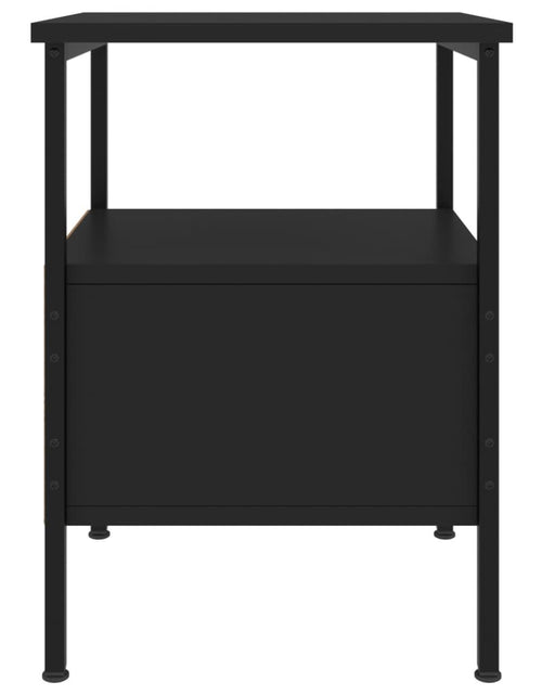 Încărcați imaginea în vizualizatorul Galerie, Noptiere, 2 buc., negru, 34x36x50 cm, lemn compozit - Lando
