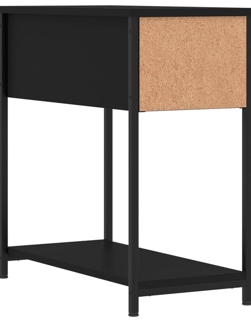 Încărcați imaginea în vizualizatorul Galerie, Noptiere, 2 buc., negru, 30x60x60 cm, lemn prelucrat - Lando
