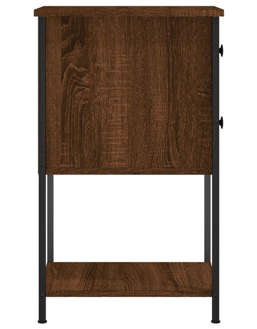 Încărcați imaginea în vizualizatorul Galerie, Noptiere, 2 buc., stejar maro, 32x42x70 cm, lemn compozit - Lando
