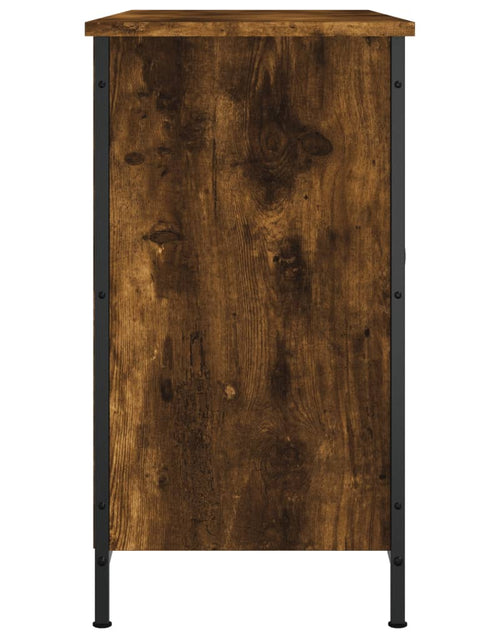 Încărcați imaginea în vizualizatorul Galerie, Comodă TV, stejar fumuriu, 100x35x65 cm, lemn compozit Lando - Lando
