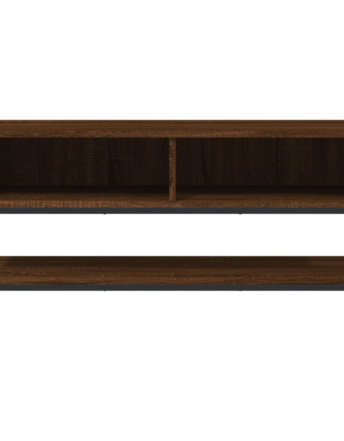 Încărcați imaginea în vizualizatorul Galerie, Dulap TV stejar maro, 100x35x45 cm, lemn prelucrat Lando - Lando
