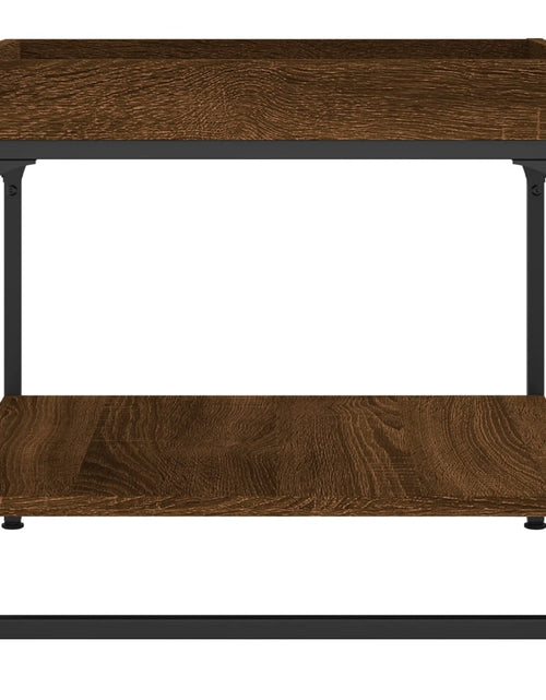 Загрузите изображение в средство просмотра галереи, Măsuță de cafea, stejar maro, 49,5x49,5x45 cm, lemn compozit Lando - Lando
