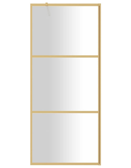 Încărcați imaginea în vizualizatorul Galerie, Paravan de duș walk-in auriu, 90x195 cm sticlă ESG transparentă - Lando
