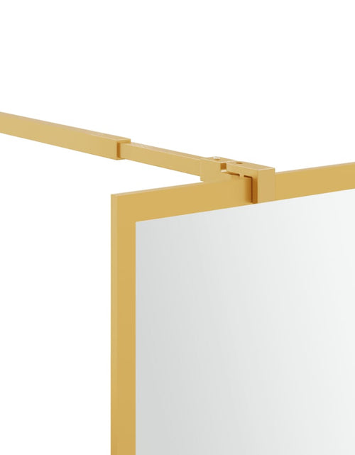 Загрузите изображение в средство просмотра галереи, Paravan de duș walk-in auriu, 90x195 cm sticlă ESG transparentă - Lando
