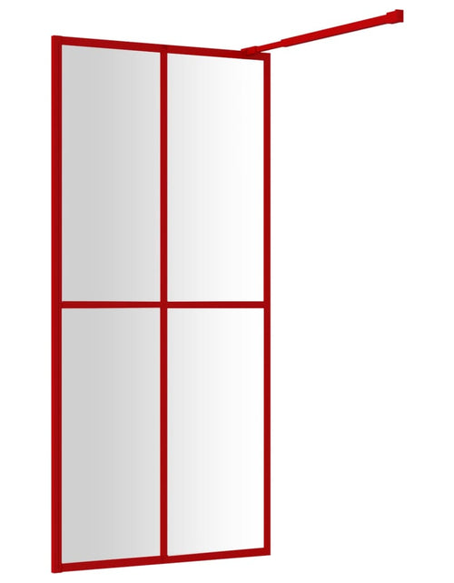 Загрузите изображение в средство просмотра галереи, Paravan duș walk-in, roșu, 80x195 cm, sticlă ESG transparentă Lando - Lando
