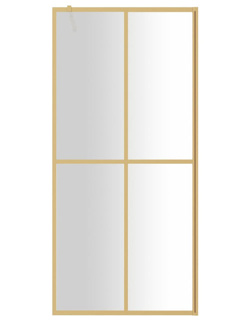 Încărcați imaginea în vizualizatorul Galerie, Paravan duș walk-in, auriu, 80x195 cm, sticlă ESG transparentă Lando - Lando
