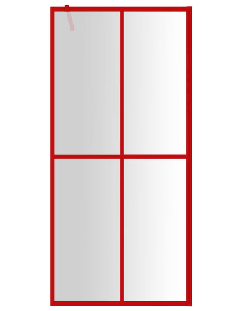 Загрузите изображение в средство просмотра галереи, Paravan duș walk-in, roșu, 100x195 cm, sticlă ESG transparentă Lando - Lando
