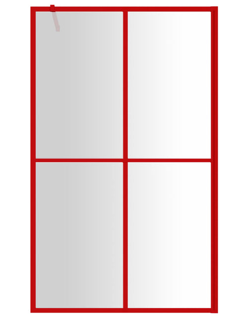 Загрузите изображение в средство просмотра галереи, Paravan de duș walk-in roșu 118x195 cm sticlă ESG transparentă Lando - Lando
