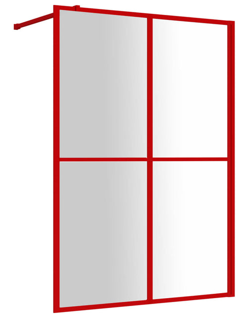 Загрузите изображение в средство просмотра галереи, Paravan de duș walk-in, roșu, 140x195cm sticlă ESG transparentă Lando - Lando
