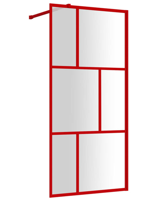 Загрузите изображение в средство просмотра галереи, Paravan duș walk-in, roșu, 80x195 cm, sticlă ESG transparentă Lando - Lando

