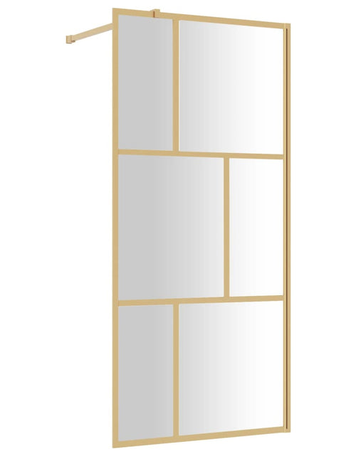 Загрузите изображение в средство просмотра галереи, Paravan de duș walk-in auriu, 90x195 cm sticlă ESG transparentă Lando - Lando
