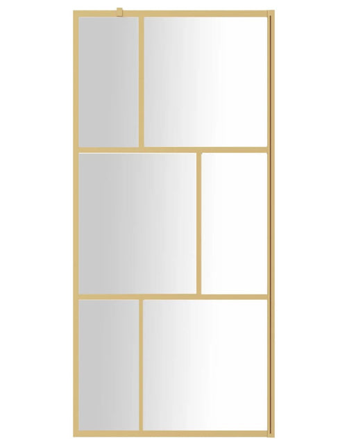 Încărcați imaginea în vizualizatorul Galerie, Paravan de duș walk-in auriu, 90x195 cm sticlă ESG transparentă Lando - Lando
