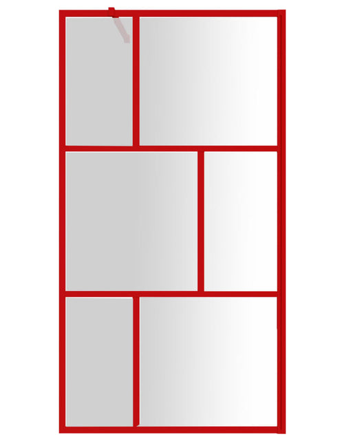 Загрузите изображение в средство просмотра галереи, Paravan de duș walk-in roșu 115x195 cm sticlă ESG transparentă Lando - Lando
