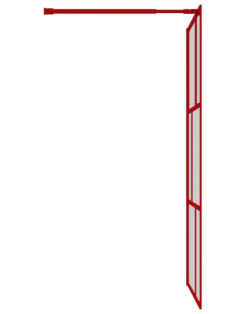 Загрузите изображение в средство просмотра галереи, Paravan de duș walk-in roșu 115x195 cm sticlă ESG transparentă Lando - Lando
