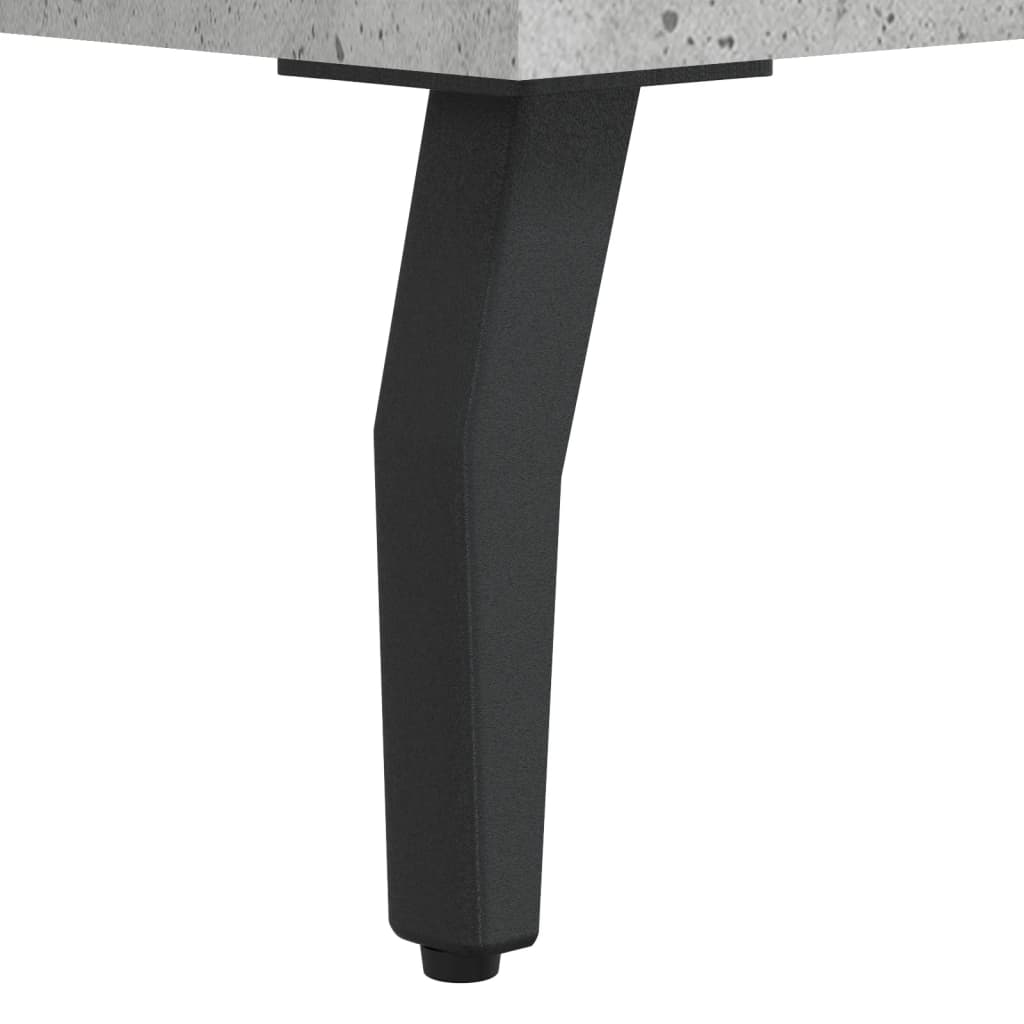 Servantă, gri beton, 69,5x34x90 cm, lemn compozit Lando - Lando